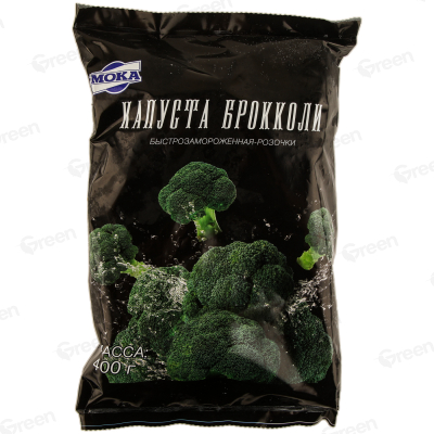 Капуста брокколи быстрозамор - розочки 400г ООО "Мока"
